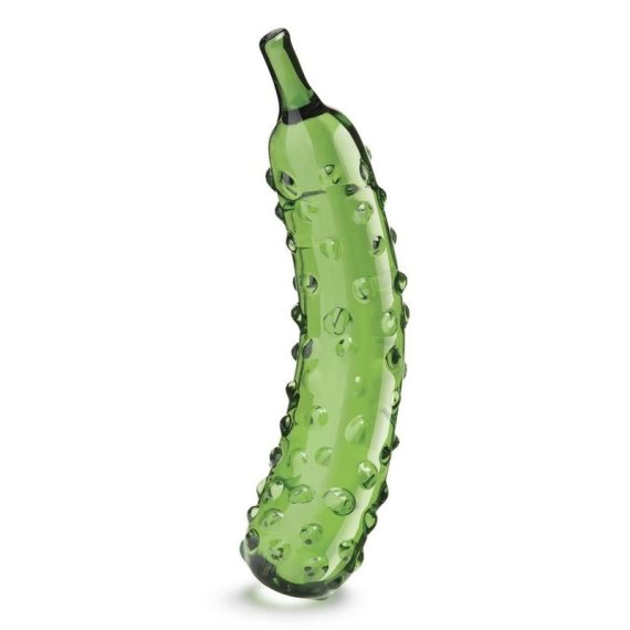 caressing cucumber dildo